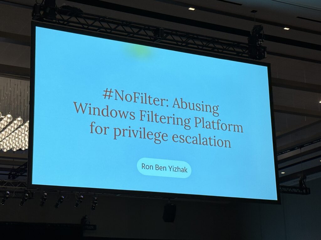 NoFilter - Abusing WFP for privilege escalation
