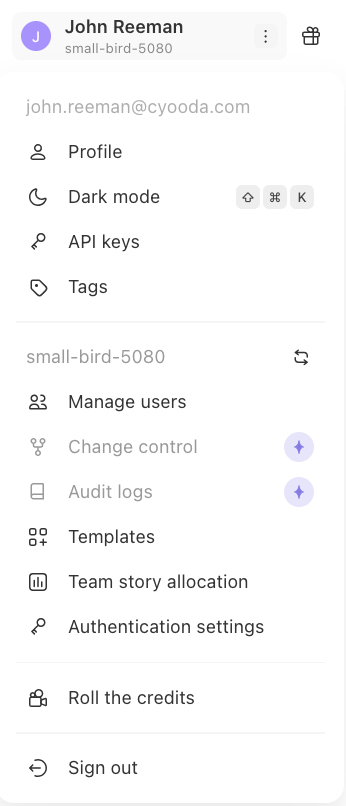 Tines Profile API Keys