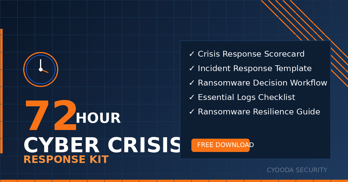 72-Hour Cyber Crisis Response Kit for Law Firms | Free Download