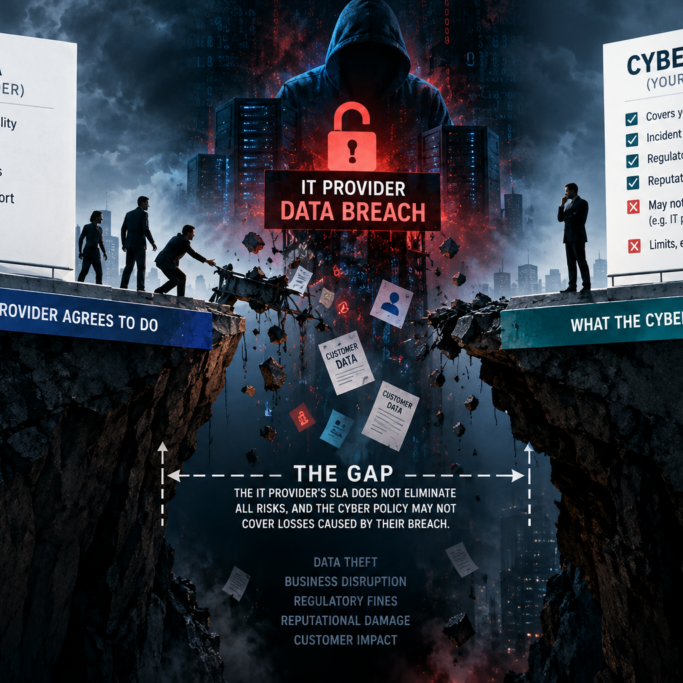 IT provider data breach and independence