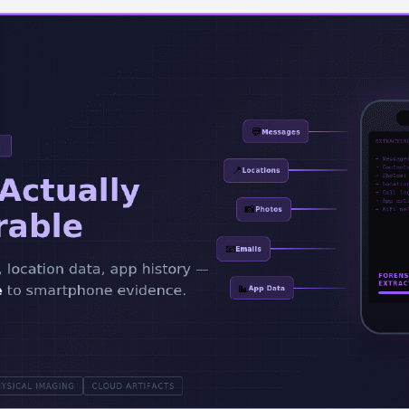 Mobile devices - whats recoverable